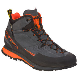 Pánske trailové topánky La Sportiva Boulder X Mid Carbon/Flame - 38