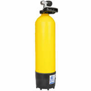 ROTH Tlaková fľaša na podmorské potápanie 6 litrov 230 barov ŽLTÁ
