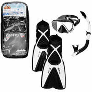 MARES Súprava PMT na freediving X One (plutvy, maska, šnorchel) čierno-biela ČIERNA M/L