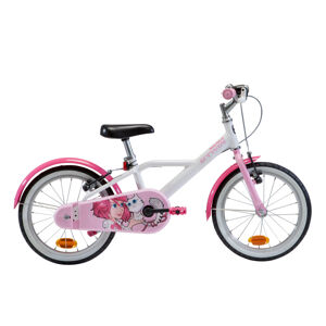 16-palcový dievčenský bicykel pre deti od 4,5 do 6 rokov 500 docto girl