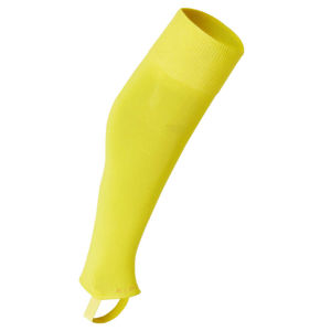KIPSTA Futbalové ponožky F500 bez chodidla žlté ŽLTÁ M