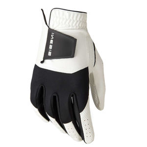 INESIS Pánska golfová rukavica Resistance pre ľavákov bielo-čierna BIELA XL