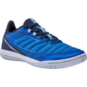 Dámska futsalová obuv eskudo 500 textilná modro-sivá