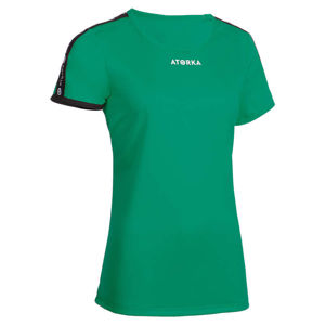 ATORKA Dámske tričko s krátkym rukávom H100C na hádzanú zelené ZELENÁ S