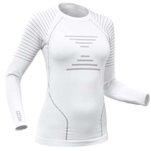 WEDZE Dámske lyžiarske spodné tričko 900 biele BIELA S/M