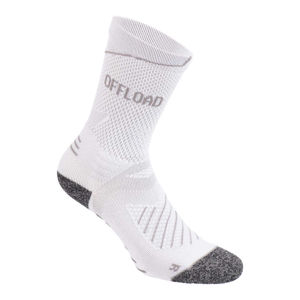 OFFLOAD Protišmykové ponožky na ragby R500 Mid biele BIELA 43/46