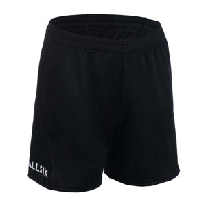 ALLSIX Chlapčenské volejbalové šortky V100 čierne ČIERNA 123-130cm 7-8R