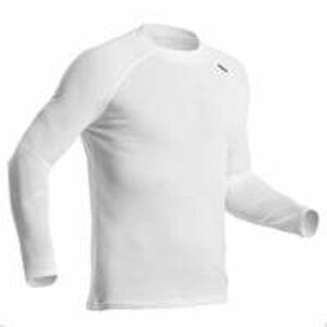WEDZE Pánske lyžiarske spodné tričko BL 100 biele BIELA XS