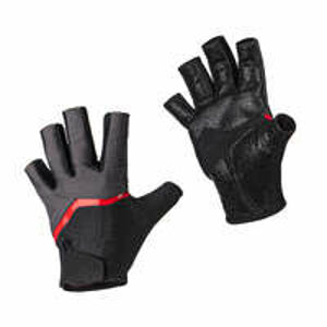 OFFLOAD Bezprstové rukavice na ragby R500 pre dospelých čierne ČIERNA L