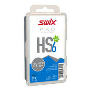 SWIX Vosk HS6 Blue na voskovanie za tepla -6 °C/-12 °C hmotnosť 60 g 60 G