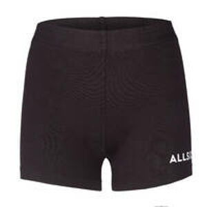 ALLSIX Dievčenské volejbalové šortky V100 čierne ČIERNA 113-122cm 5-6R