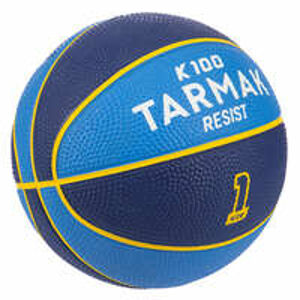 TARMAK Detská basketbalová lopta Mini B veľkosť 1 do 4 rokov modrá MODRÁ 1