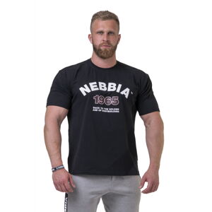 Pánske tričko Nebbia Golden Era 192 Black - XL