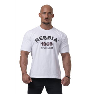 Pánske tričko Nebbia Golden Era 192 White - L