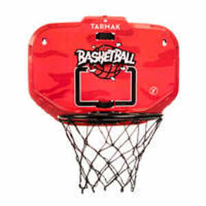TARMAK Basketbalový kôš K900 pre deti/dospelých červeno-čierny prenosný
