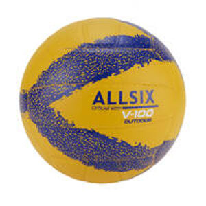 ALLSIX Volejbalová lopta Outdoor VBO100 žlto-modrá 5