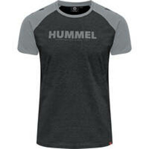 HUMMEL Pánsky dres na hádzanú MC LEGACY BLOCKED čierno-sivý 2XL.
