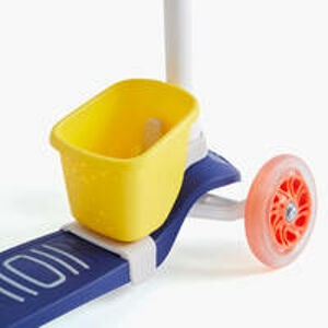 OXELO Košík na hračky na 3-kolesové detské kolobežky žltý ŽLTÁ