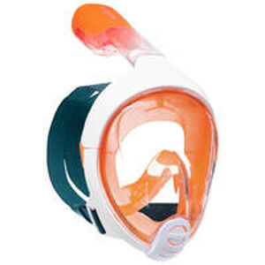 SUBEA Detská maska Easybreath Junior XS na šnorchlovanie (6 až 10 rokov) oranžová ORANŽOVÁ XS