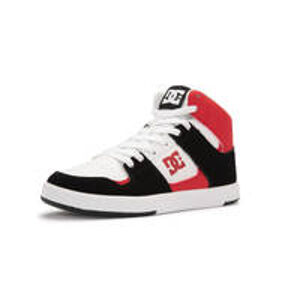 DC SHOES Detská obuv na skateboard Cure vysoká červeno-čierno-biela 37