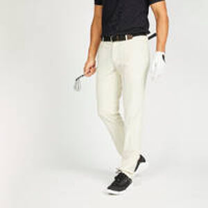 INESIS Pánske golfové nohavice WW500 svetlobéžové BÉŽOVÁ XL / W36 L34