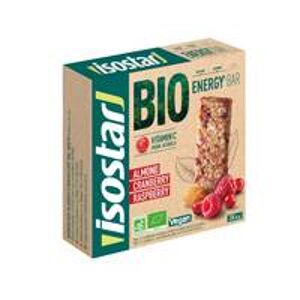 ISOSTAR Bio tyčinka s mandľami, brusnicami a malinami 3 x 30 g