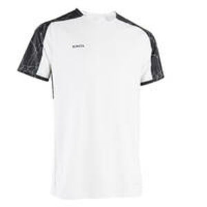 KIPSTA Futbalový dres s krátkym rukávom VIRALTO CLUB bielo-čierny BIELA XL.
