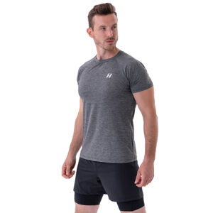 Pánske tričko Nebbia Lightweight Sporty “Grey” 325 Dark Grey - L