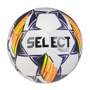 Futbalová lopta SELECT FB Brillant Replica 4 - bielo-fialová