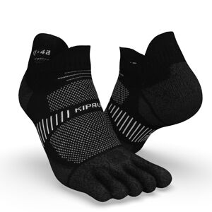 Bežecké ponožky 5 prstov run900 neviditeľné tenké čierne