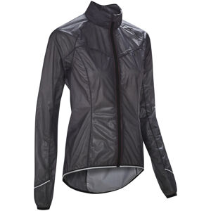 Dámska cyklistická bunda do dažďa 900 ultralight čierna