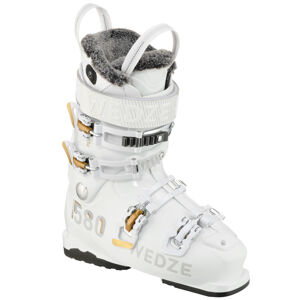 Dámska lyžiarska obuv heat 580 na zjazdové lyžovanie biela