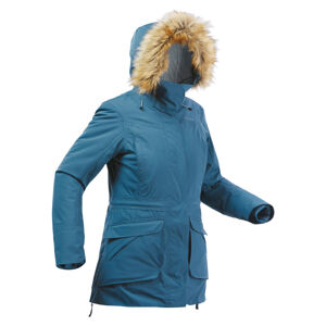 Dámska nepremokavá zimná bunda - parka na turistiku sh500 ultra-warm do -20 °c