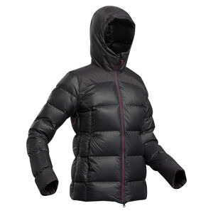 Dámska páperová bunda mt900 s kapucňou na do -18 °c