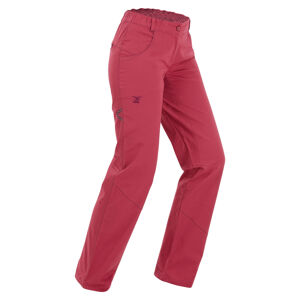Dámske nohavice vertika ruby na lezenie strečová bavlna červené