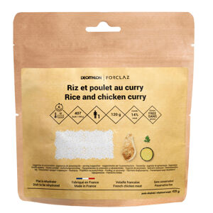 Dehydratovaný bezlepkový pokrm ryža s kuraťom na kari - 120 g