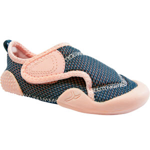 Detská obuv 580 na cvičenie modro-ružová