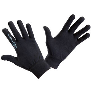 Detské bežecké rukavice bezšvové čierne