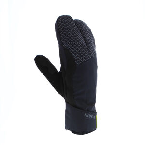 Detské hrejivé rukavice x-warm 550 na bežecké lyžovanie čierne