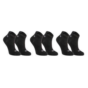 Detské nízke bežecké ponožky 3 páry biele
