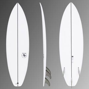 Surf shortboard 900 5'5" 24 l dodávaný s 3 plutvičkami fcs2