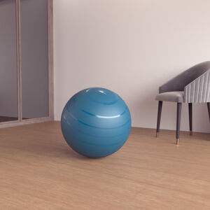 Gymnastická lopta swiss ball veľkosť 1 modrá