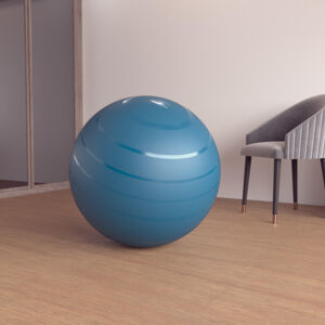 Gymnastická lopta swiss ball veľkosť 3 tyrkysová