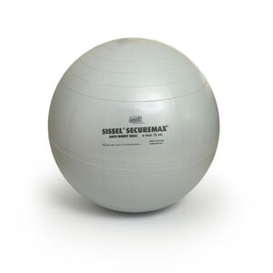 Gymnastická lopta veľkosť 3 75 cm sivá
