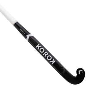 Hokejka na pozemný hokej fh950 low bow 50 % karbón čierno-biela