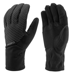 Hrejivé rukavice xc s 100 na bežecké lyžovanie čierne