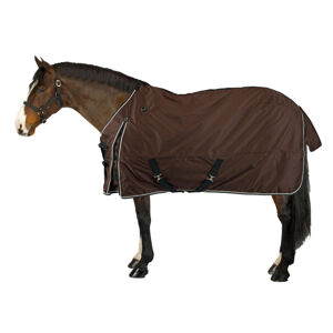 Nepremokavá výbehová deka allweather light pre kone a poníky hnedá