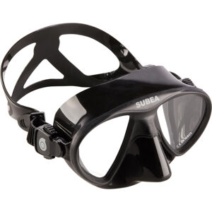 Maska spf 900 na podmorský lov a potápanie bez prístroja s malým objemom čierna
