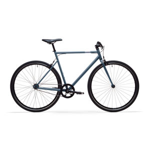 Mestský bicykel elops 500 single speed modrý