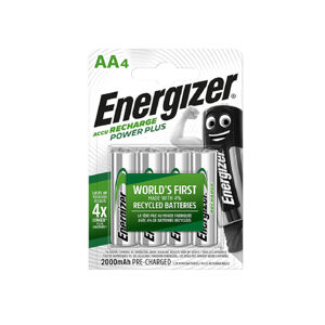 Nabíjateľné batérie energizer 4 aa/hr6 2000 mah
